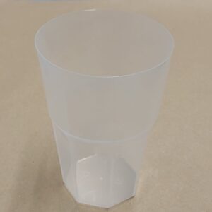 Copo Facetado - MOJITO - 400ml Reutilizável (caixa - 408u)